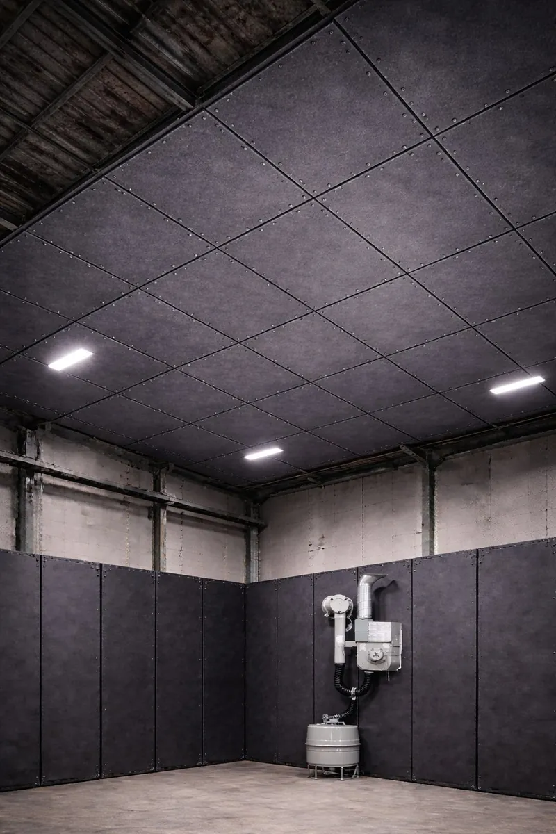 Intérieur d'un bunker BAS avec système de filtration NRBC